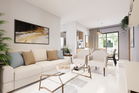 Vista Sala Comedor Tipo A