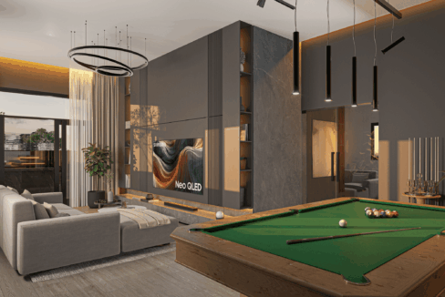 Sala de juegos en torre